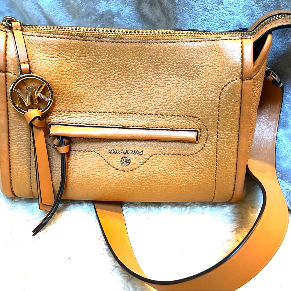 Michael Kors Tan Leather Crossbody Bag
